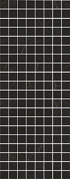 Декор Алькала черный мозаичный 20х50