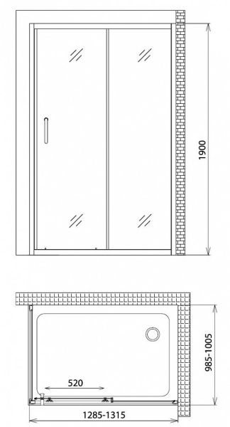Душевой уголок Gemy Victoria S30191E-A100 Душевой уголок Gemy Victoria S30191E-A100