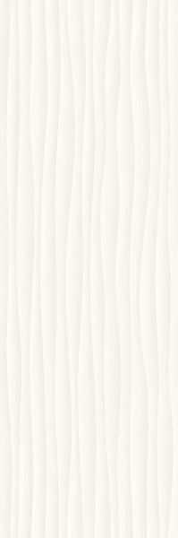 Плитка Eclettica White Struttura Wave 3D 40x120