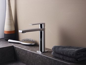 Смеситель для раковины без д/к, Хром