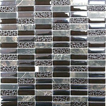 Мозаика Mosaics Super Line Brown 30x30