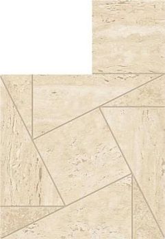 Marvel Travertine Sand Mosaico Tessellation 22x26
