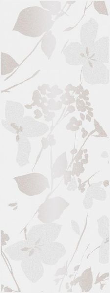 Декор Вилланелла Цветы белый 15х40
