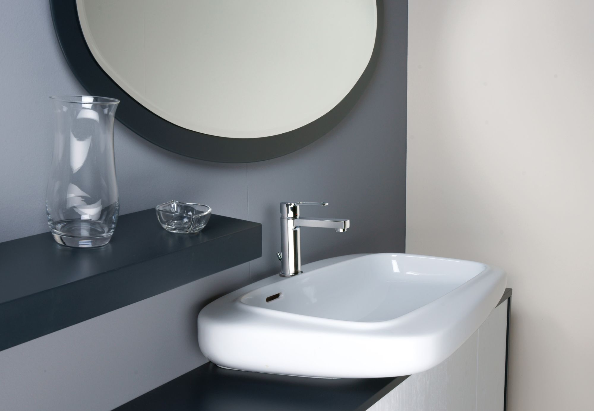 Смеситель для раковины без д/к, Хром