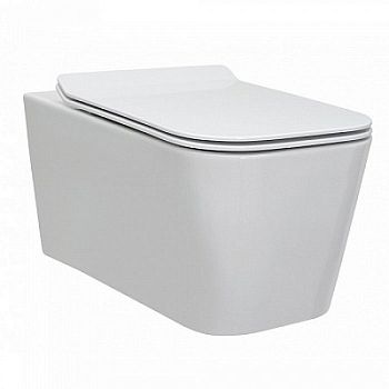 Унитаз подвесной Berges Floe 082121, безободковый с сиденьем микролифт