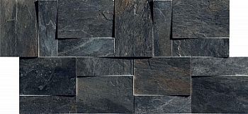 Декор Ardoise Modulo Muretto 3d Noir 30x30