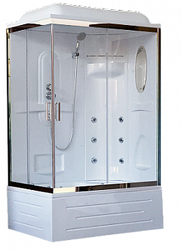Душевая кабина Royal Bath RB 8100BP2-T-CH (прозрачное) R