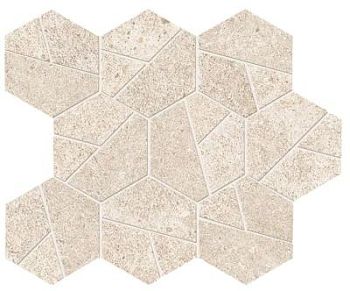 Ivory Mosaico Hex 25x28.5