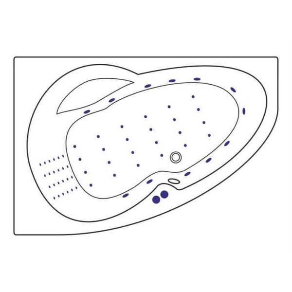 Акриловая ванна Excellent Newa L Nano 160x95 WAEX.NEL16.NANO