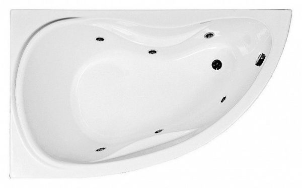 Акриловая ванна Aquanet Maldiva 150х90 левая