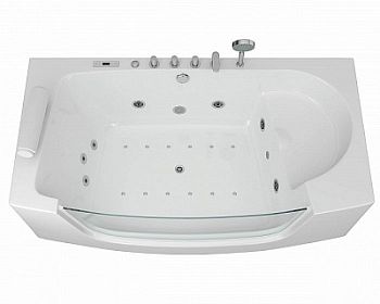Акриловая ванна Grossman GR-18590 с гидромассажем, 90x185 см