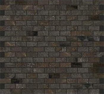 Aged Bronze Naturale 6 Mm 1.5x3 Mosaico 30x30