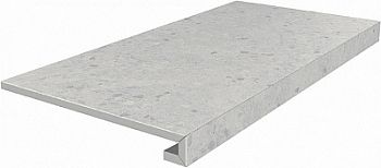 Ступень клееная Терраццо серый светлый 33х60