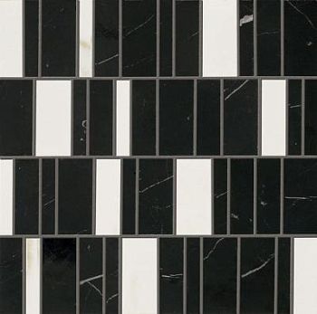 Mosaico Code Marquina-Venato Lux 30x30