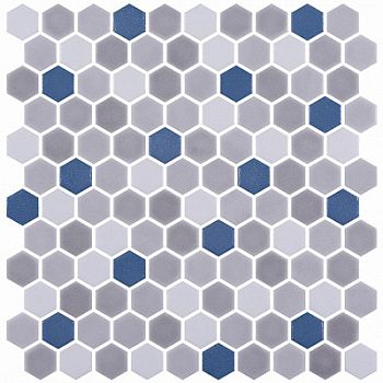 Мозаика Hex Stoneblends Aegean 30.1x29