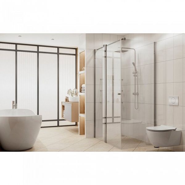 Душевой уголок Ambassador Nord 13011107 120x80x200 профиль хром, стекло прозрачное