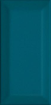 Плитка Клемансо бирюзовый грань 7,4х15