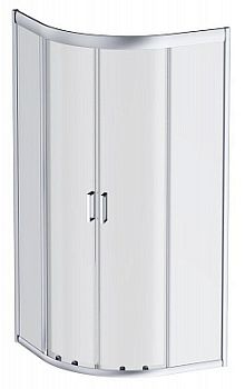 Душевой уголок Am.Pm Gem W90G-401-080WT 80x80 см профиль матовое серебро стекло прозрачное