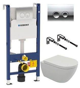 Комплект Bocchi Milano 1375-001-0129 подвесной унитаз + инсталляция + кнопка