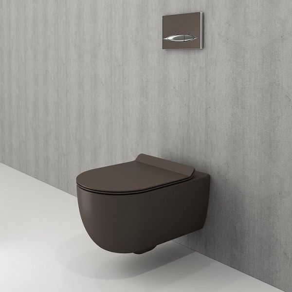 Унитаз подвесной Bocchi V-Tondo 1416-025-0129, кофейный матовый