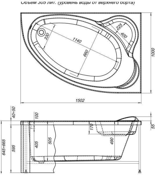 Акриловая ванна Aquanet Mayorca 150x100 R (каркас + смеситель Aquanet Practic 2 AF111-63B) Акриловая ванна Aquanet Mayorca 150x100 R (каркас + смеситель Aquanet Practic 2 AF111-63B)