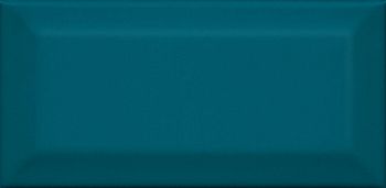 Плитка Клемансо бирюзовый грань 7,4х15