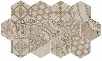 Керамогранит Decoro Cementine Caldo 21х18,2