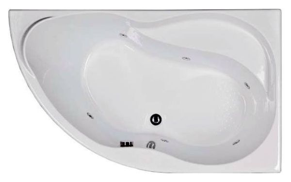 Акриловая ванна Aquanet Graciosa правая