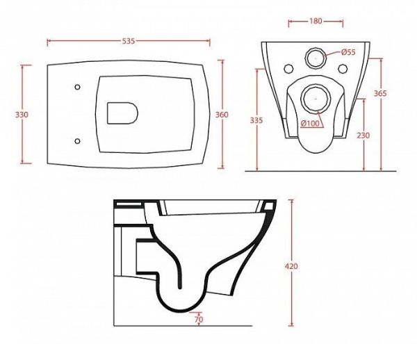 Унитаз подвесной ArtCeram Jazz JZV001 белая матовая Унитаз подвесной ArtCeram Jazz JZV001 белая матовая