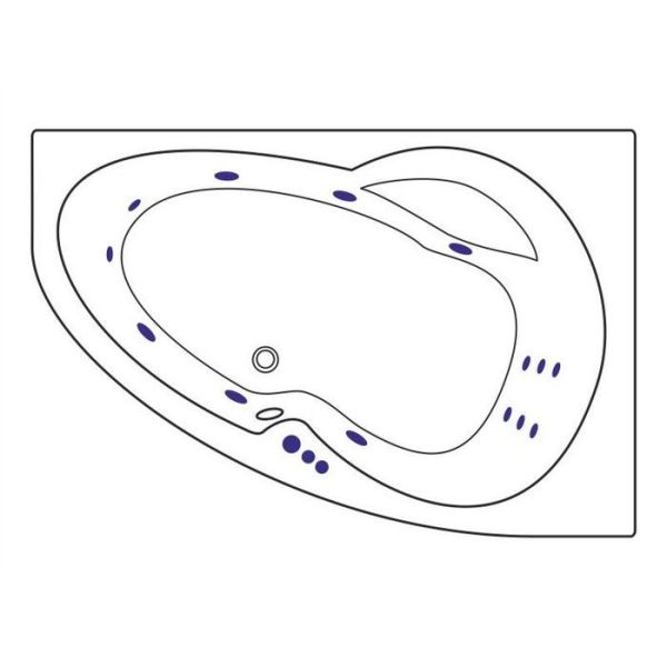 Акриловая ванна Excellent Newa P Smart 160x95 WAEX.NEP16.SMART