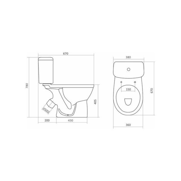 Унитаз-компакт Santek Бореаль 1.WH30.2.143 Унитаз-компакт Santek Бореаль 1.WH30.2.143