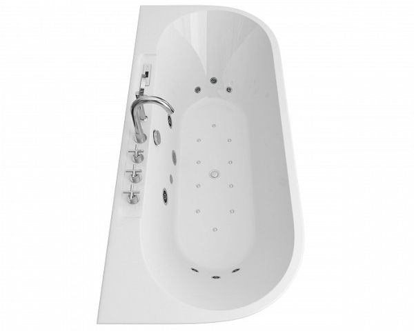 Акриловая ванна Grossman GR-17075-2317080 с гидромассажем, 80x170 см