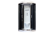 Душевая кабина Royal Bath RB90HK6-BT-CH 90x90 см двери прозрачные задние стенки черные