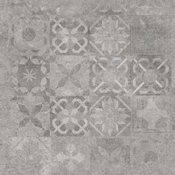 Silver Decor Patchwork Rect 59.7x59.7