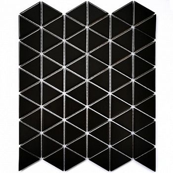 Мозаика Mosaics Reno Black Matt 25.2x29.1