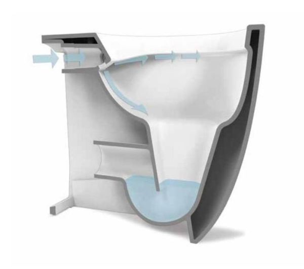 Унитаз приставной Simas Vignoni VI21bi безободковый высокий