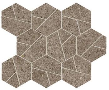 Taupe Mosaico Hex 25x28.5