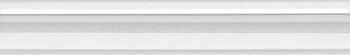 Бордюр Багет Марсо белый обрезной 5х30
