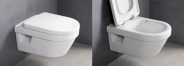 Унитаз подвесной Villeroy & Boch Architectura Plus 4687HR01 безободковый с микролифтом Унитаз подвесной Villeroy & Boch Architectura Plus 4687HR01 безободковый с микролифтом