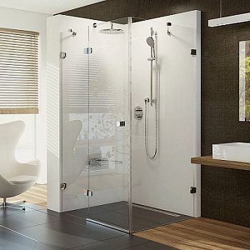 Душевой уголок Ravak BRILLIANT BSDPS-90/90 L хром+ прозрачное стекло