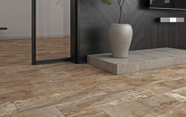 Керамогранит Harbourwood серый 18,5х59,8