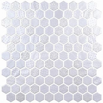 Мозаика Hex Metal Blends White 30.1x29
