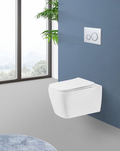 Унитаз подвесной BelBagno Veneto BB132CHR безободковый