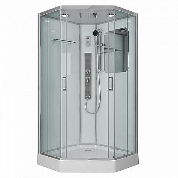 Душевая кабина Niagara Premium NG-6002-01GD 100х100х220 стекло прозрачное