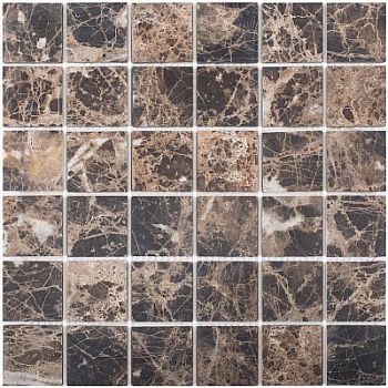 Мозаика Wild Stone Mosaic 48x48 Dark Emperador Matt 30.5x30.5 Мозаика Wild Stone Mosaic 48x48 Dark Emperador Matt 30.5x30.5