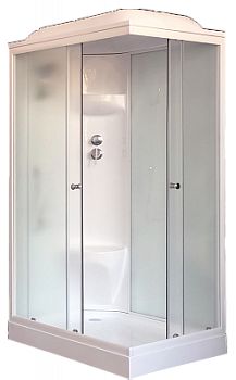 Душевая кабина Royal Bath 8120HP6-WC белое/матовое левая