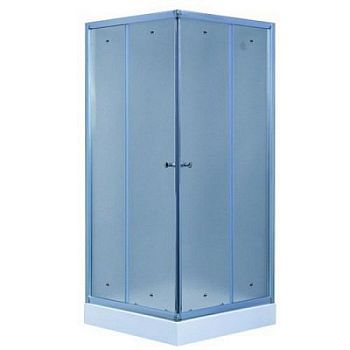 Душевой уголок Timo TL-8002 F Fabric Glass стекло матовое 80x80x200 см