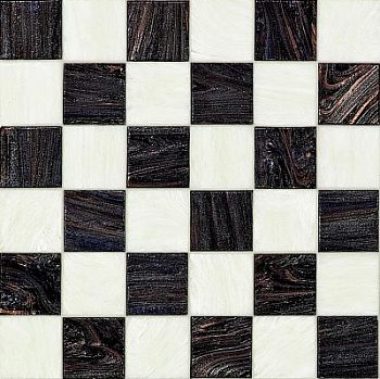 Мозаика Decori 50 Checkmate Black 30.8x30.8