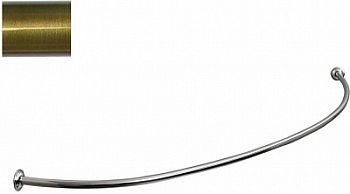 Карниз для ванны Aquanet Augusta полукруглый 170x90 бронза