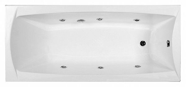 Акриловая ванна Aquanet Cariba 170х75